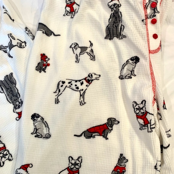 PJ Salvage Christmas Dog Joggers Pajama Pant - Picture 5 of 12
